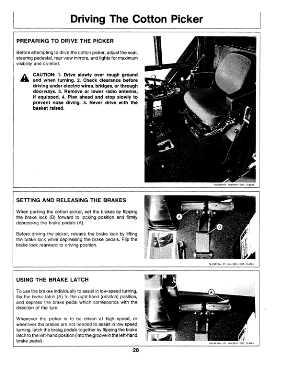 John Deere 9920 Cotton Picker Operator’s Manual (OMN159577) Workshop Guide