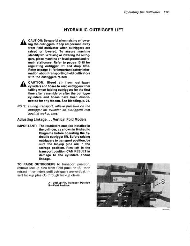John Deere 1010 Series Drawn Field Cultivator (015675-) Operator’s Manual (OMN200039) Workshop Guide