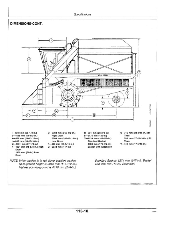 John Deere 9930 Cotton Picker Operator’s Manual (OMN200310) Workshop Guide