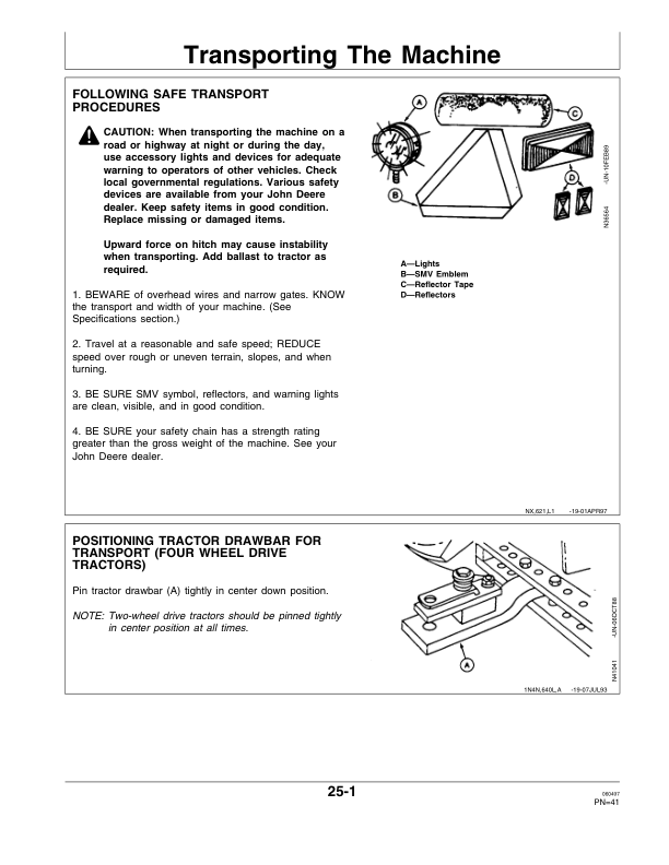 John Deere 650 Disk Operator’s Manual (OMN200407) Workshop Guide