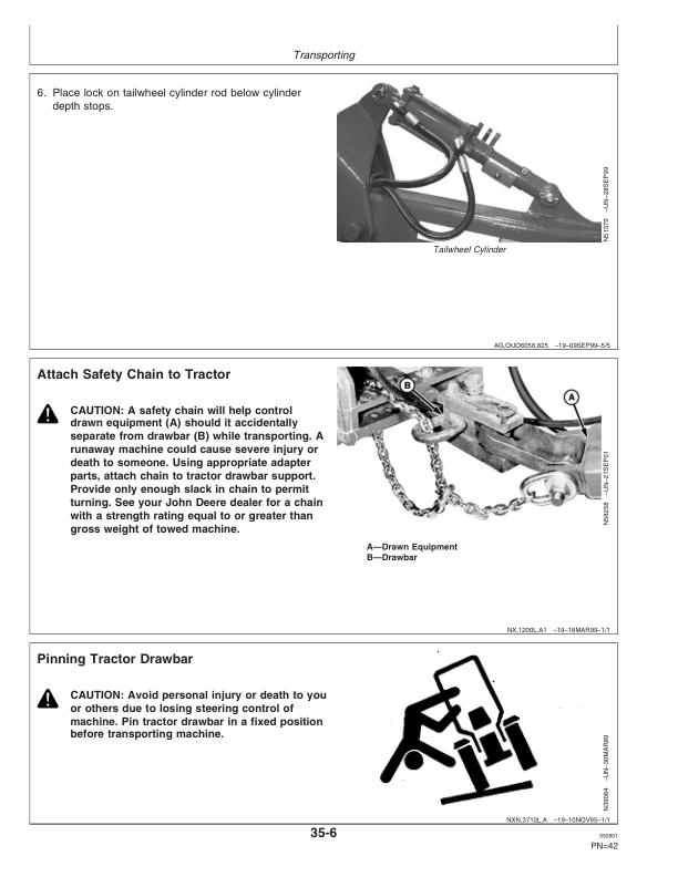 John Deere 3710 Drawn Flex Moldboard Plow Operator’s Manual (OMN300044) Workshop Guide
