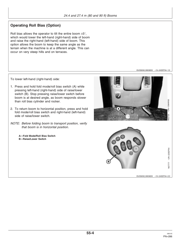 John Deere 4720 Self-Propelled Sprayer (004001-) Operator’s Manual (OMN300351) Workshop Guide