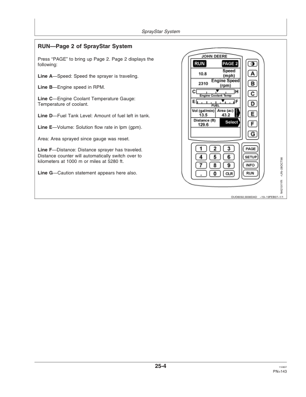 John Deere 6700 Self-Propelled Sprayer (018001- 022000) Operator’s Manual (OMN300638) Workshop Guide
