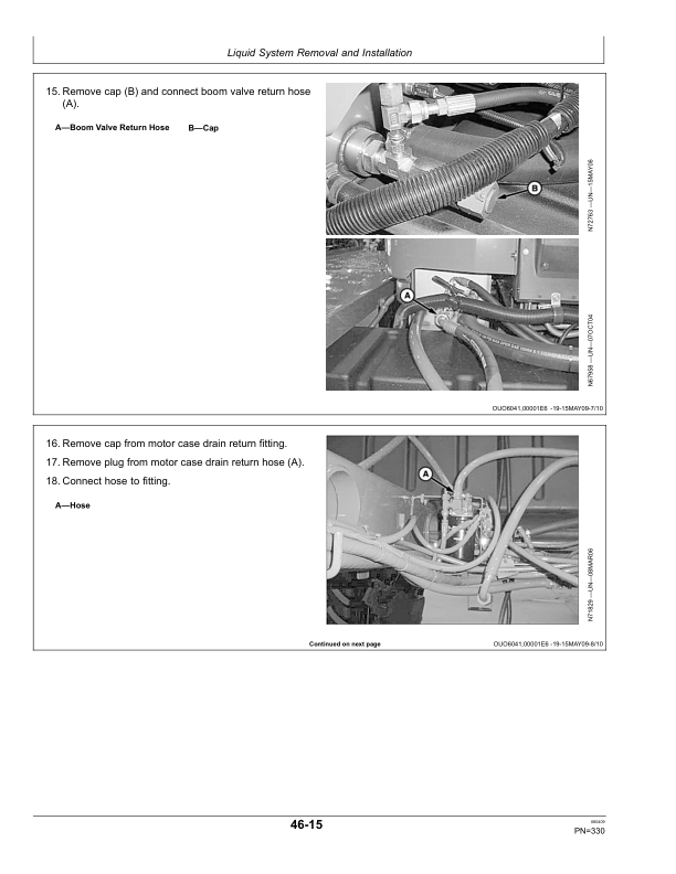John Deere 4930 Self-Propelled Sprayer (008001-) Operator’s Manual (OMN300980) Workshop Guide