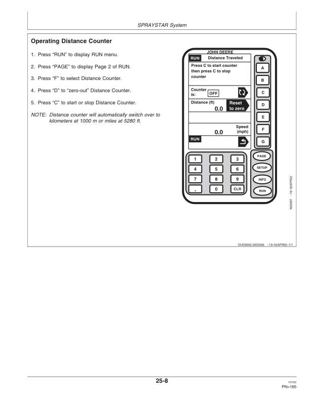 John Deere 4710 Self-Propelled Sprayer (004001-) Operator’s Manual (OMN301182) Workshop Guide