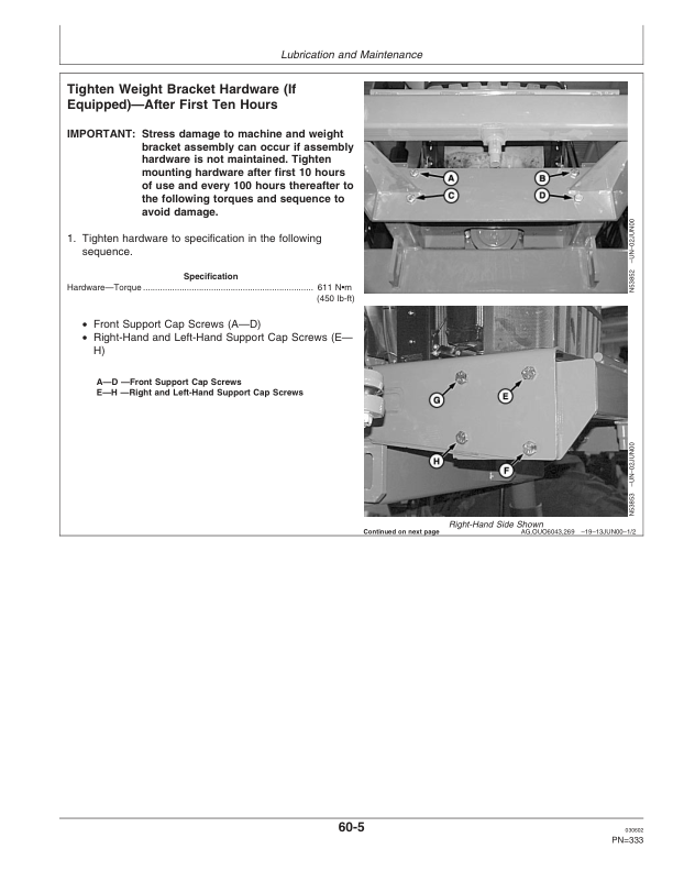 John Deere 4710 Self- Propelled Sprayer Operator’s Manual (OMN303735) Workshop Guide