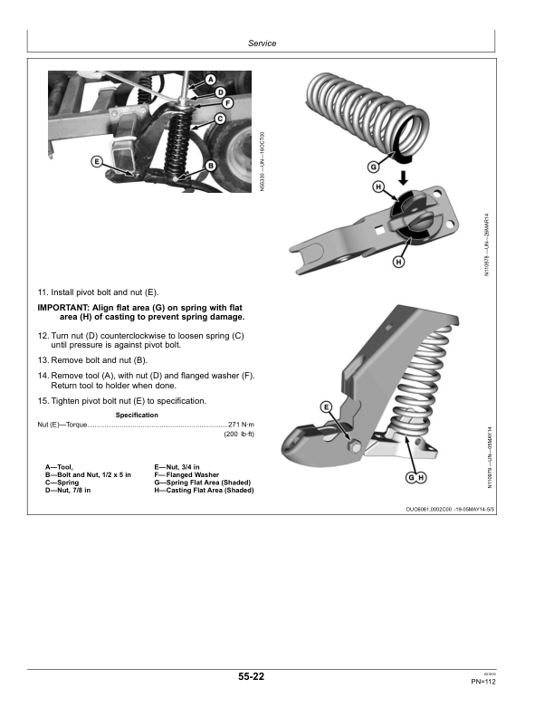 John Deere 2210 Level-Lift Field Cultivators (North American) Operator’s Manual (OMN401529) Workshop Guide
