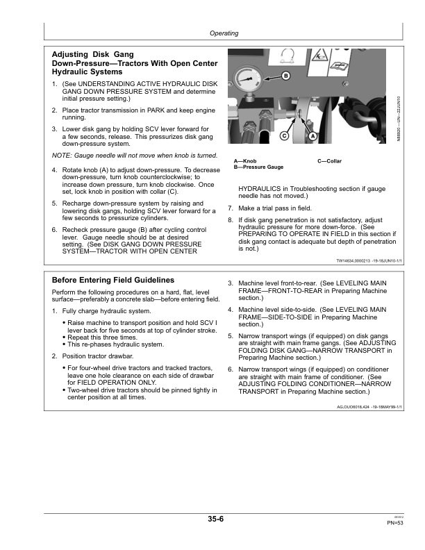 John Deere 2700 Mulch Ripper (012000-) Operator’s Manual (OMN403098) Workshop Guide