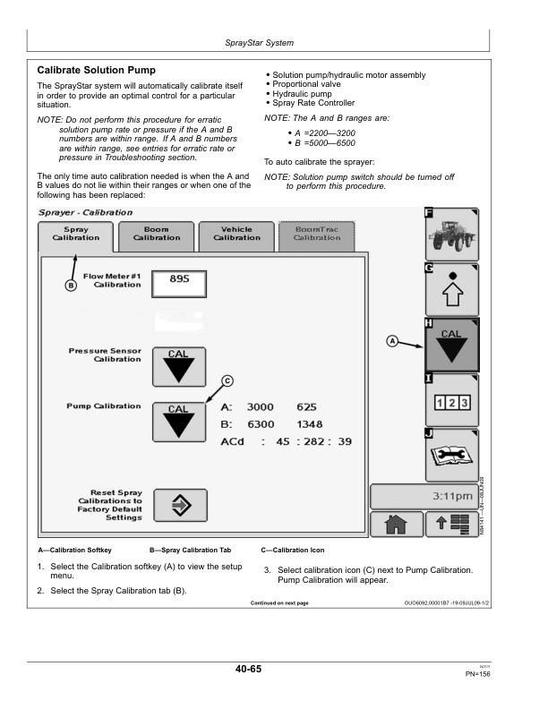 John Deere 4630 Self-Propelled Sprayers Export Edition (018001-023000) Operator’s Manual (OMN405446) Workshop Guide