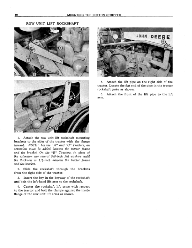 John Deere 77 Cotton Stripper Operator’s Manual (OMN97501) Workshop Guide