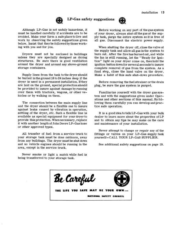 John Deere 88 Crop Dryer Operator’s Manual (OMN97562N) Workshop Guide