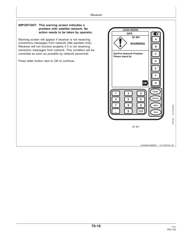 John Deere Greenstar Harvest Doc Combine System Operator’s Manual (OMPC20306) Workshop Guide