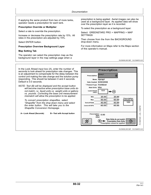 John Deere GS2 Display – Basic Applications Greenstar 2100, 2600 Operator’s Manual (OMPFP10231) Workshop Guide
