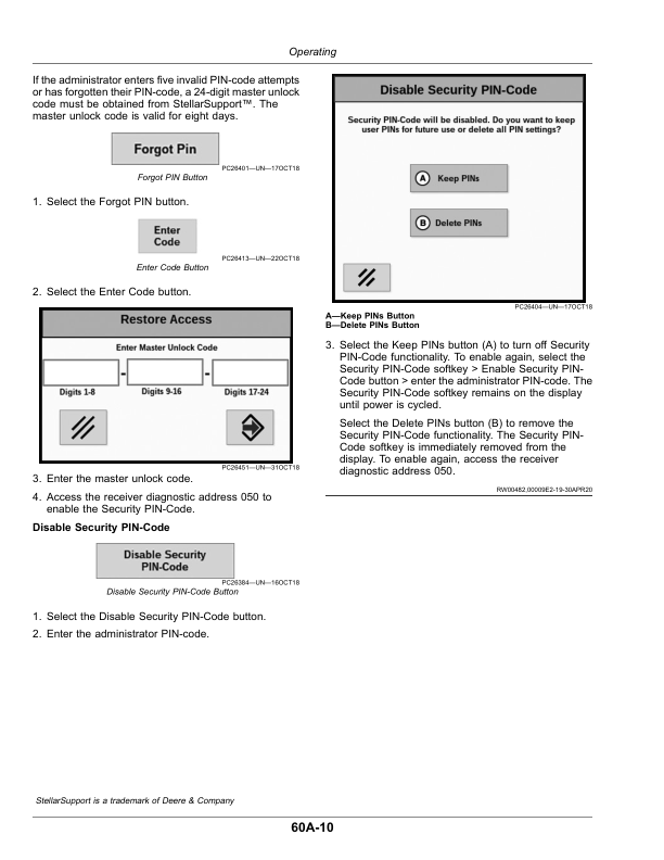 John Deere StarFire 6000, StarFire 6000 HA, StarFire 6000 Integrated Receivers Operator’s Manual (OMPFP22255) Workshop Guide