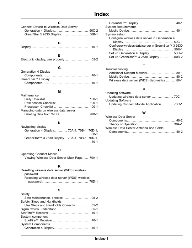 John Deere Wireless Data Server Operator’s Manual (OMPFP22261) Workshop Guide