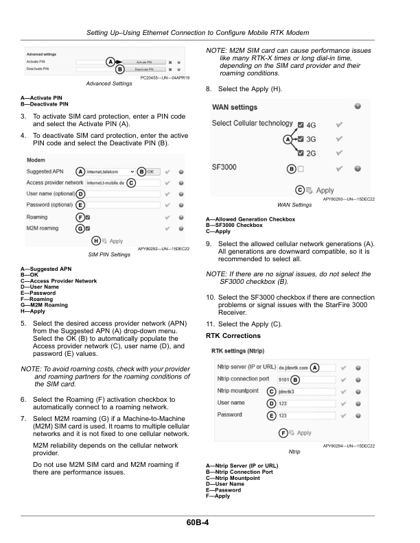 John Deere Mobile RTK Modem 4G LTE Operator’s Manual (OMPFP24390) Workshop Guide