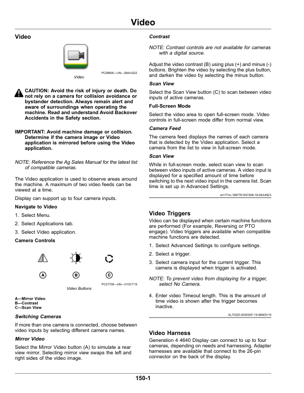 John Deere 4640 Universal Display Software Version: 10.30.xxxx-XXX Operator’s Manual (OMPFP25845) Workshop Guide
