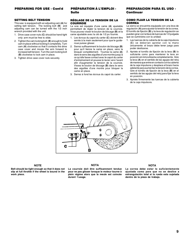 John Deere 880MS/12″ (UT05069) & 880MS/14″ (UT05070) Multi Purpose Saw Operator’s Manual (OMPS00054) Workshop Guide