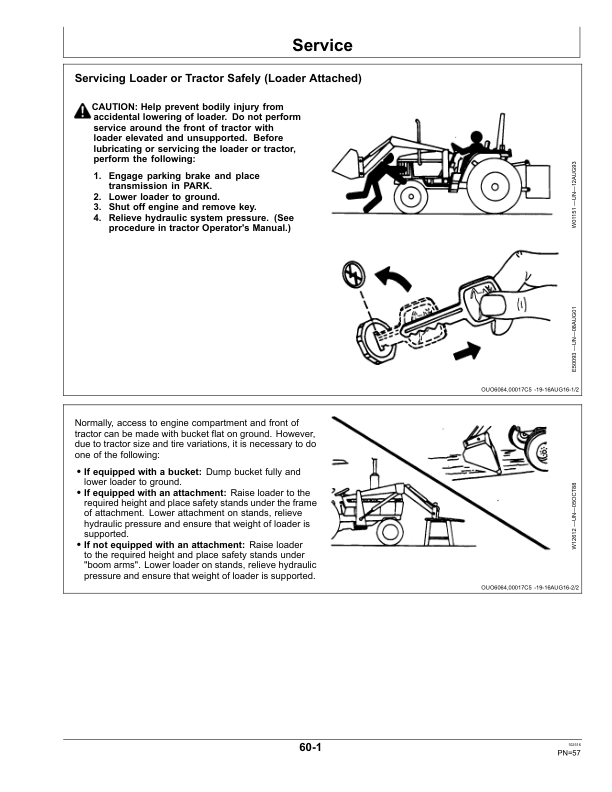 John Deere 562 Loader Operator’s Manual (OMPXX10276) Workshop Guide