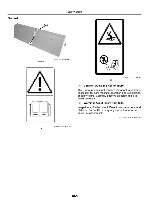 John Deere H310 Loaders Operator’s Manual (OMPXX11528) Workshop Guide
