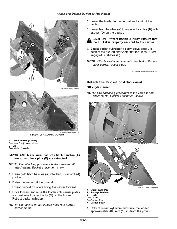 John Deere 673 Loader (Portuguese Edition) Operator’s Manual (OMPXX14735) Workshop Guide