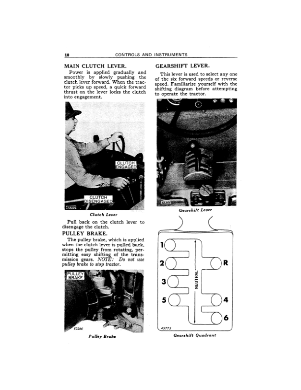 John Deere 830 Series Tractors Diesel with Gasoline Cranking Engine (8300000-) Operator’s Manual (OMR20688) Workshop Guide