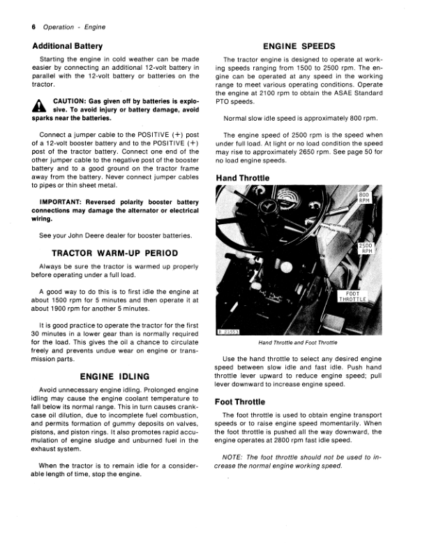 John Deere 2630 Tractor Operator’s Manual (OMR56168) Workshop Guide