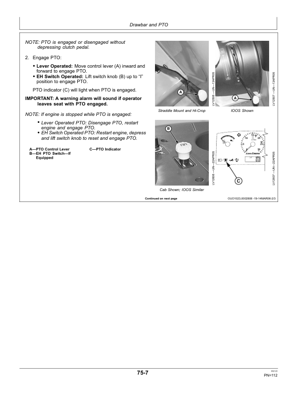 John Deere 5225, 5325, 5425, 5525, 5625 Tractors Operator’s Manual (OMRE260579) Workshop Guide