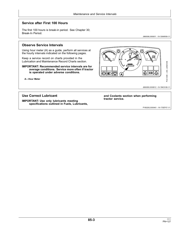 John Deere JD5-750, JD5-754, JD5-800, JD5-804, JD5-850, JD5-854, JD5-900 Tractors Operator’s Manual (OMRE280682) Workshop Guide