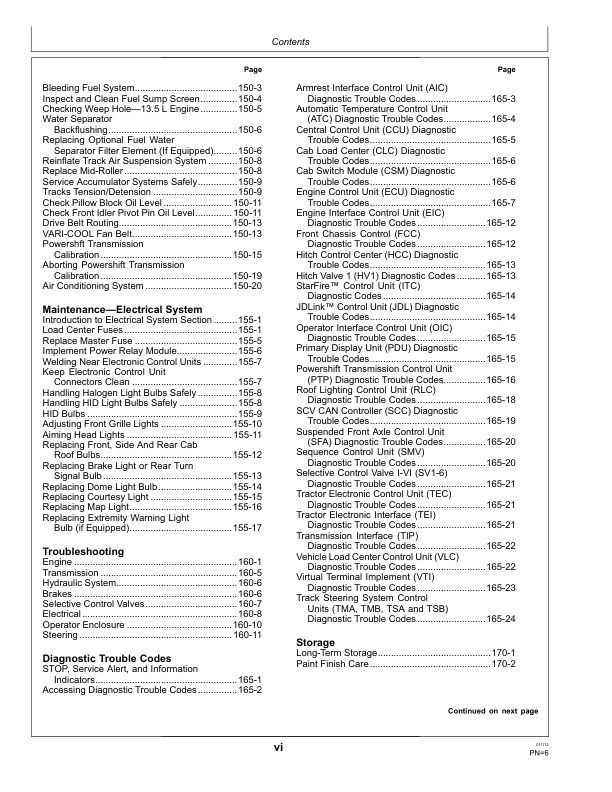 John Deere 9460RT, 9510RT, 9560RT Scraper Tractors Operator’s Manuals (OMRE560321) Workshop Guide