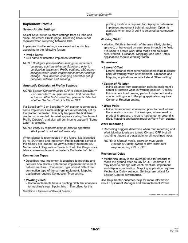 John Deere 9470R, 9520R, 9570R & 9620RScraper Tractors North America (015000-052000) Operator’s Manual (OMRE578704) Workshop Guide