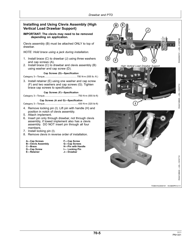 John Deere 7210R, 7230R, 7250R, 7270R& 7290R Tractors North America (089001- ) Operator’s Manual (OMRE579782) Workshop Guide