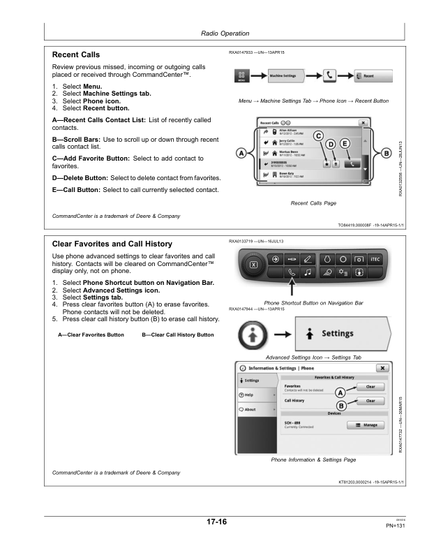 John Deere 9470RT, 9520RT & 9570RT (9RT) Tractors Operator’s Manual (OMRE584625) Workshop Guide