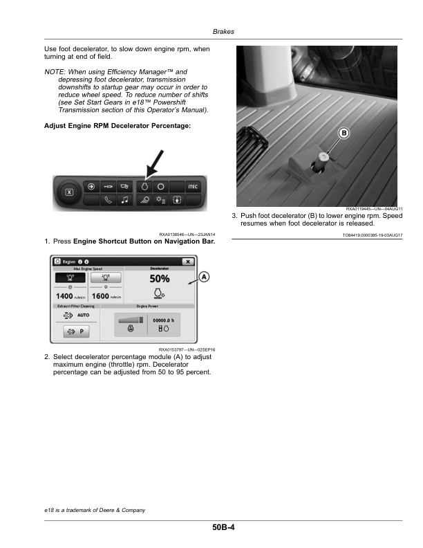 John Deere 9470RX, 9520RX & 9570RX Scraper Tractors Operator’s Manual (OMRE591659) Workshop Guide