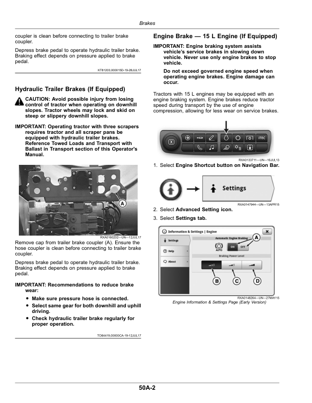John Deere 9420RX, 9470RX, 9520RX, 9570RX & 9620RX (9RX) Tractors Operator’s Manual (OMRE595557) Workshop Guide