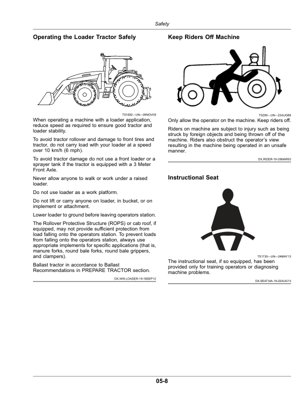 John Deere 8R 230, 8R 250, 8R 280, 8R 310, 8R 340, 8R 370, 8R 410 (8R) Tractors (160001-) Operator’s Manual (OMRE597219) Workshop Guide