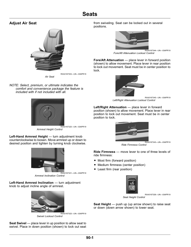 John Deere (8R) Tractors (160001-200000) European Edition Operator’s Manual (OMRE597269) Workshop Guide