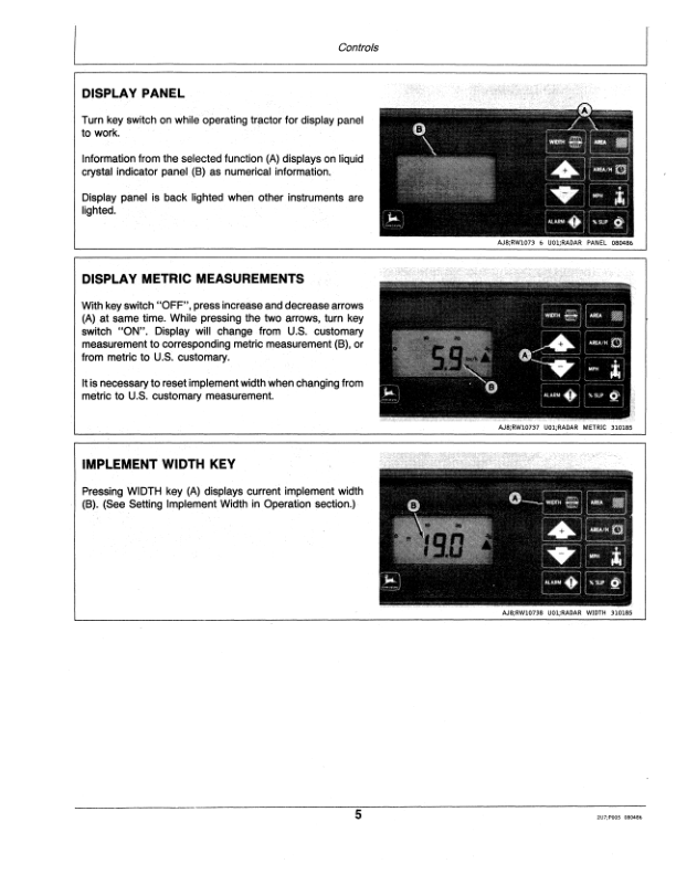 John Deere Performance Trac III Monitor Operator’s Manual (OMRW20515) Workshop Guide