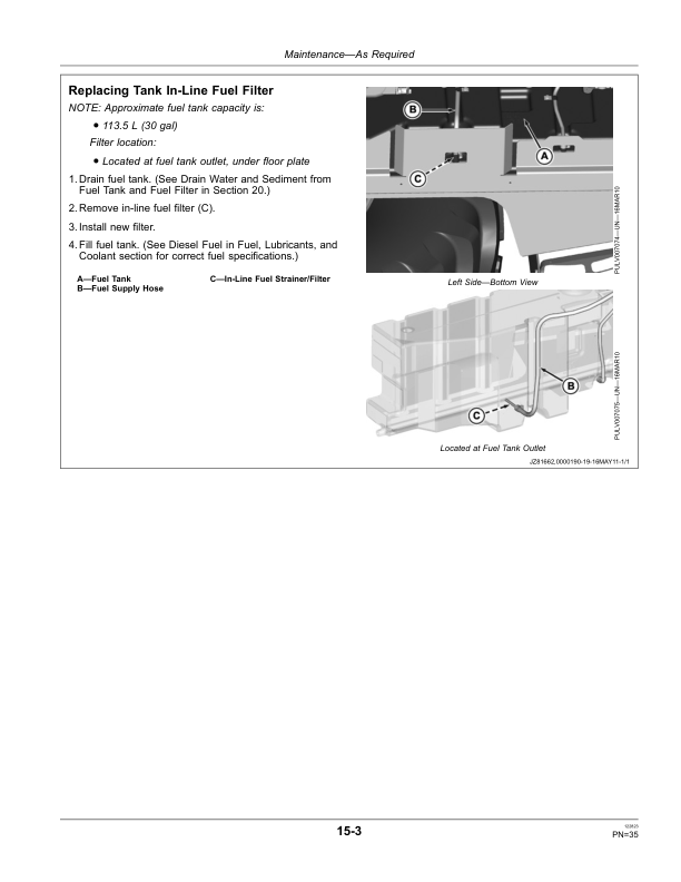 John Deere 5083E Limited, 5093E Limited, 5101E Limited (Tier 3) Tractors Maintenance Guide (July 2011) (440000-) Operator’s Manual (OMSJ12945) Workshop Guide