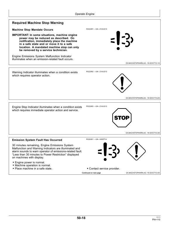 John Deere 5085M, 5100M, 5100MH, 5100ML, 5115M, 5115ML (FT4) Tractors Operator’s Manual (OMSU47564) Workshop Guide