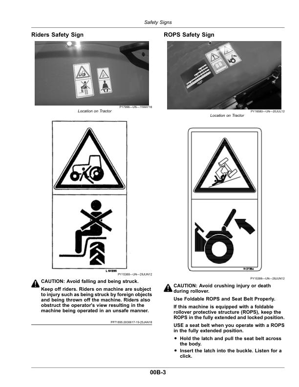 John Deere 5076E, 5076EL, 5082E, 5090E, 5090EL, 5090EH Tractors Operator’s Manual (OMSU57587) Workshop Guide