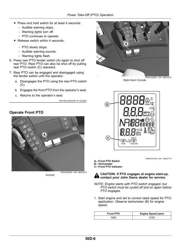 John Deere 5090R, 5100R, 5115R, 5115RH, 5125R (FT4) Tractors (November 2020-) (North America) Operator’s Manual (OMSU63188) Workshop Guide
