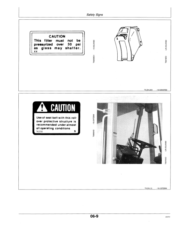 John Deere 544E, 544ELL, 544ETC, 624E, 644E Loaders Operator’s Manuals (OMT131709) Workshop Guide