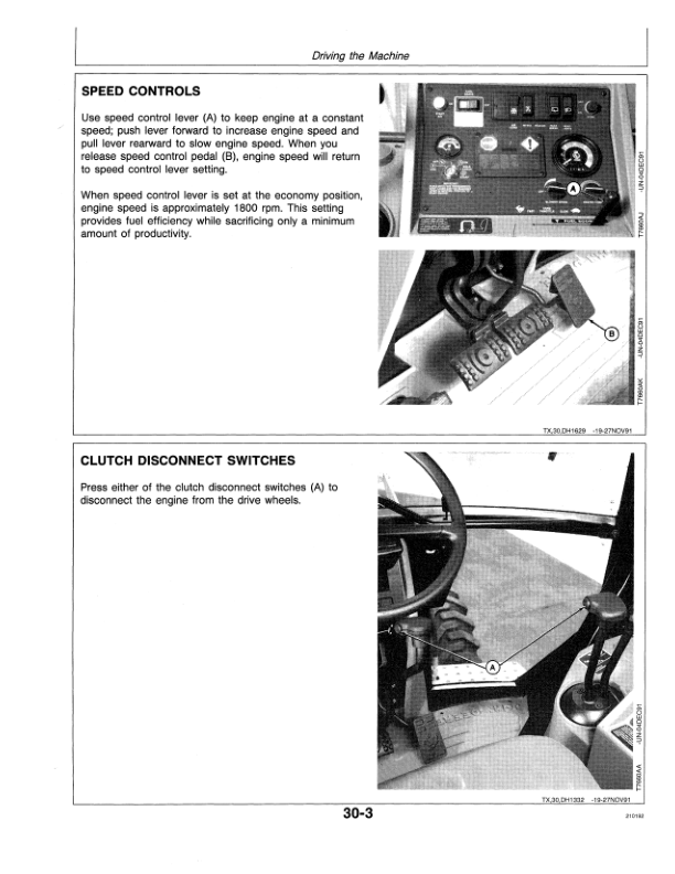 John Deere 410D, 510D Backhoes Operator’s Manuals (OMT143669) Workshop Guide