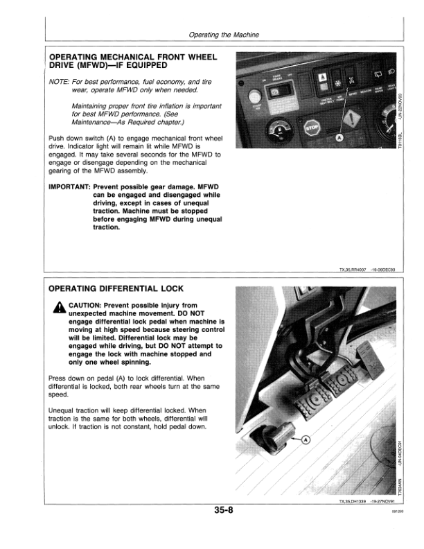 John Deere 300D, 310D Backhoes Operator’s Manuals (OMT151966) Workshop Guide