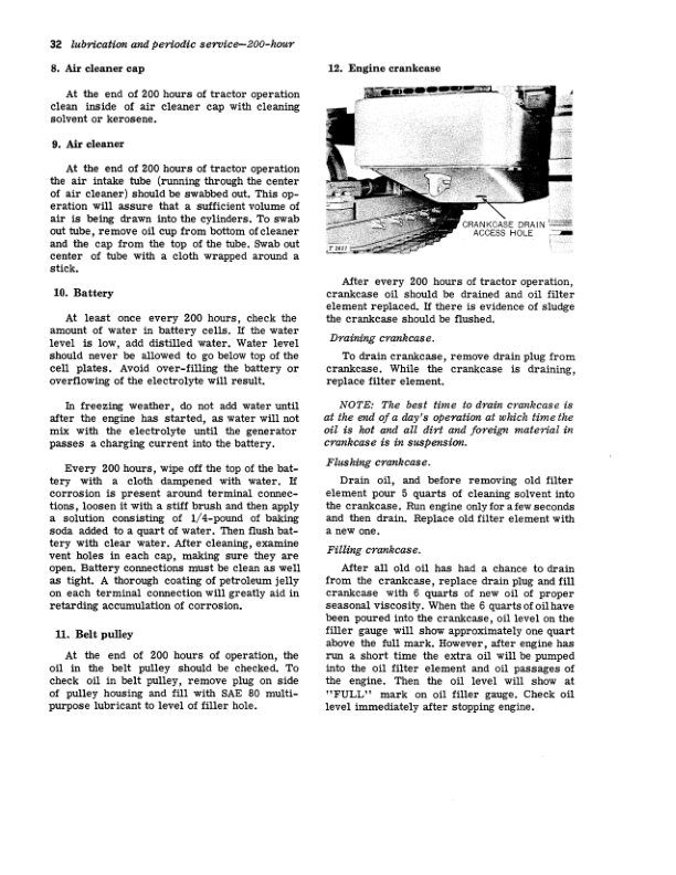 John Deere 1010 Gasoline Agricultural Crawler Tractor Operator’s Manual (OMT15502) Workshop Guide