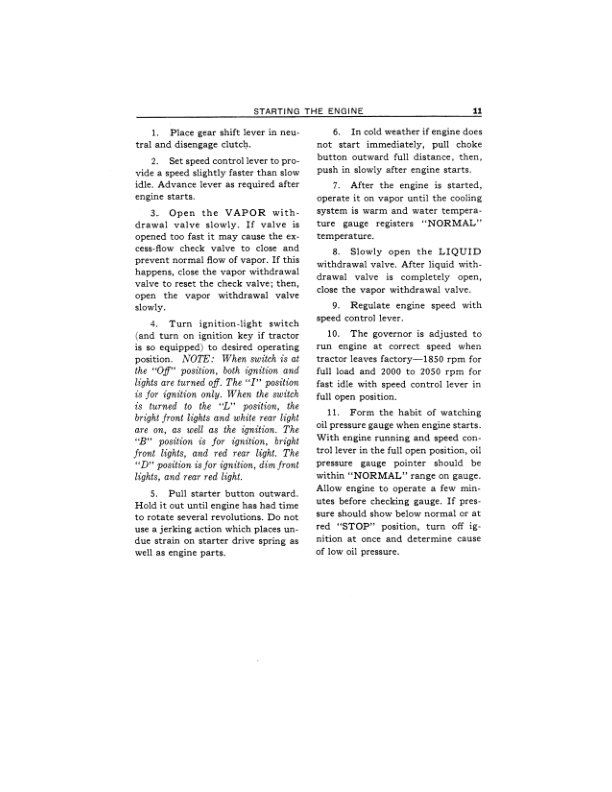 John Deere 420 Tractors Operator’s Manuals (OMT15757) Workshop Guide