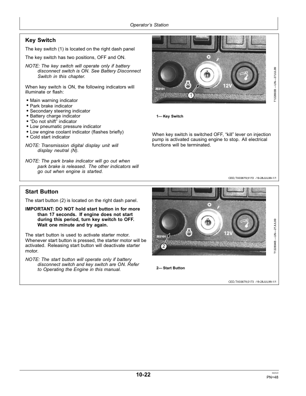John Deere 300C Articulated Dump Trucks Operator’s Manuals (OMT166954) Workshop Guide