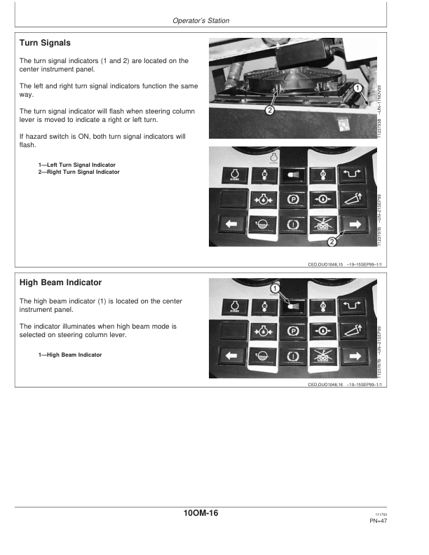 John Deere B35C, B40C Articulated Dump Trucks Operator’s Manuals (OMT167176) Workshop Guide