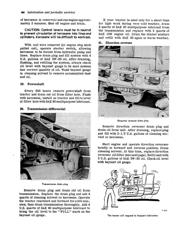 John Deere 1010 Crawlers Operator’s Manuals (OMT17418) Workshop Guide